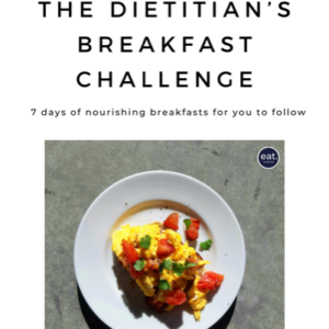 Dietitian's Breakfast Challenge ebook cover